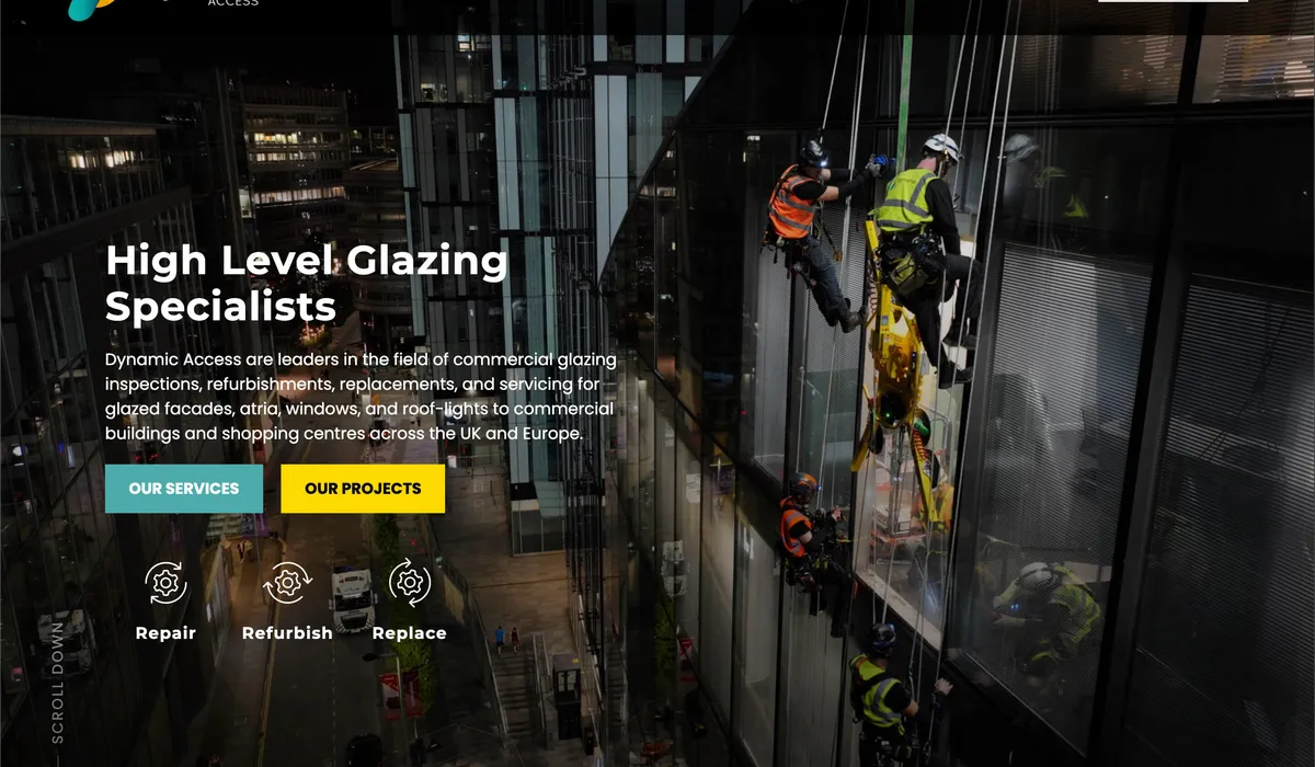 Dynamic Access website — bespoke WordPress development by KSS Media