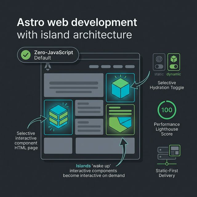 JAMstack architecture diagram: JavaScript, APIs, and pre-built Markup